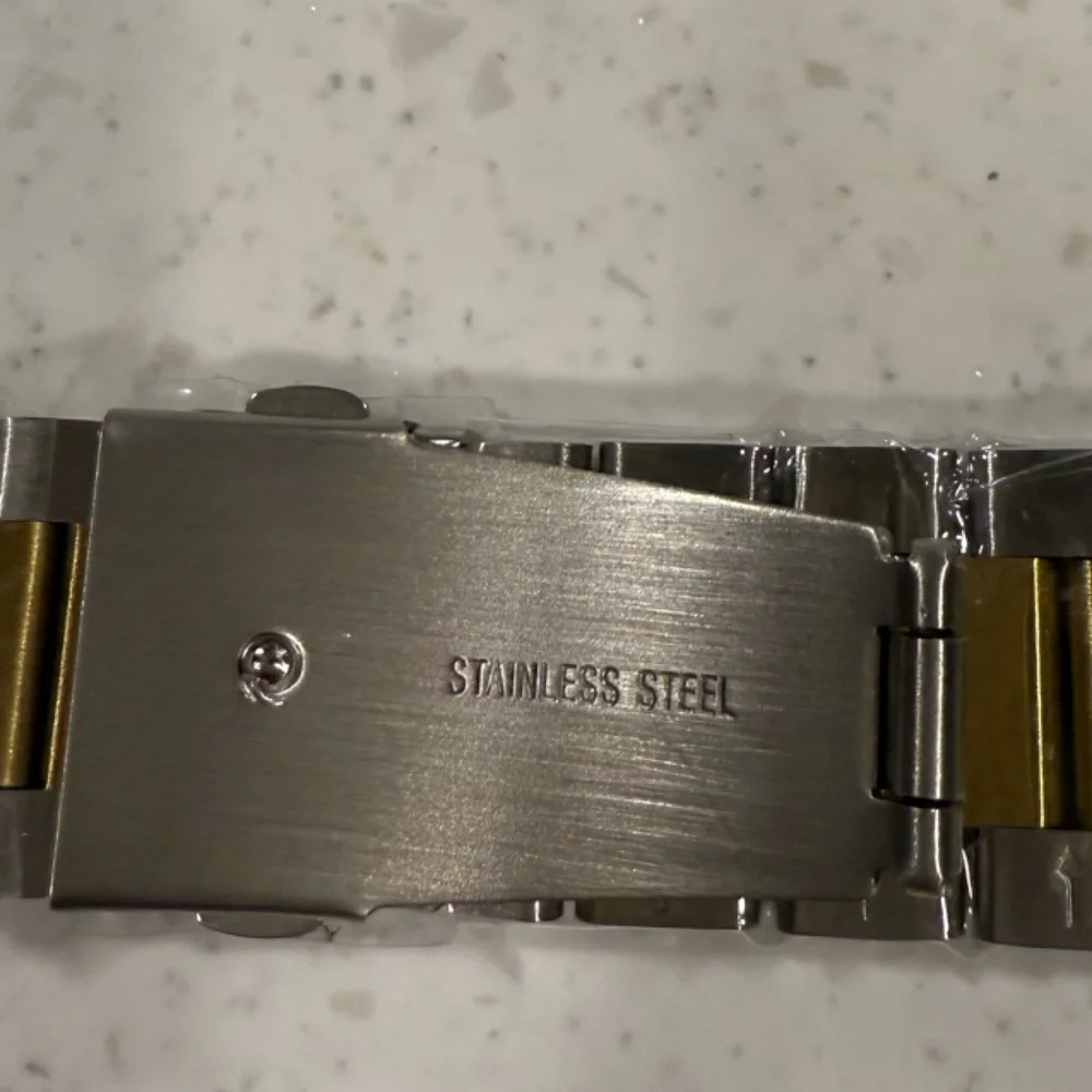 Men’s Apple Watch Band, Stainless Steel, Gold and Silver toned, NWT